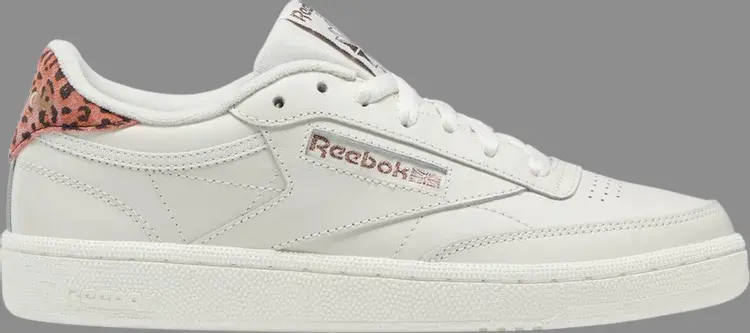 

Кроссовки wmns club c 85 'cheetah print - chalk' Reebok, пломбир
