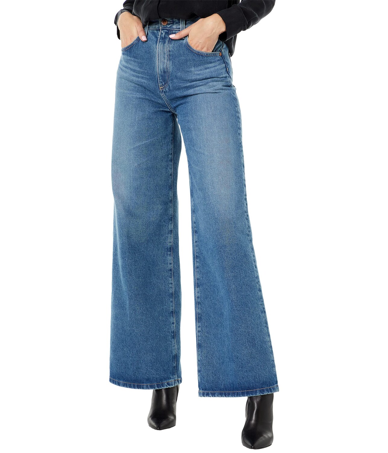 

Джинсы AG Adriano Goldschmied, Deven High-Rise Ultra Wide Leg in Republic
