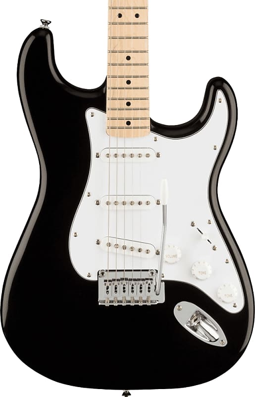 Squier Affinity Series Stratocaster - черный Squier Guitars электрогитара squier affinity stratocaster black