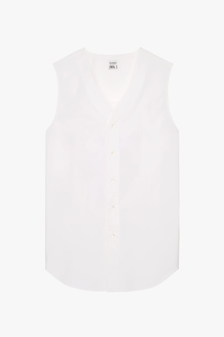 

Рубашка Zara vest - limited edition, белый