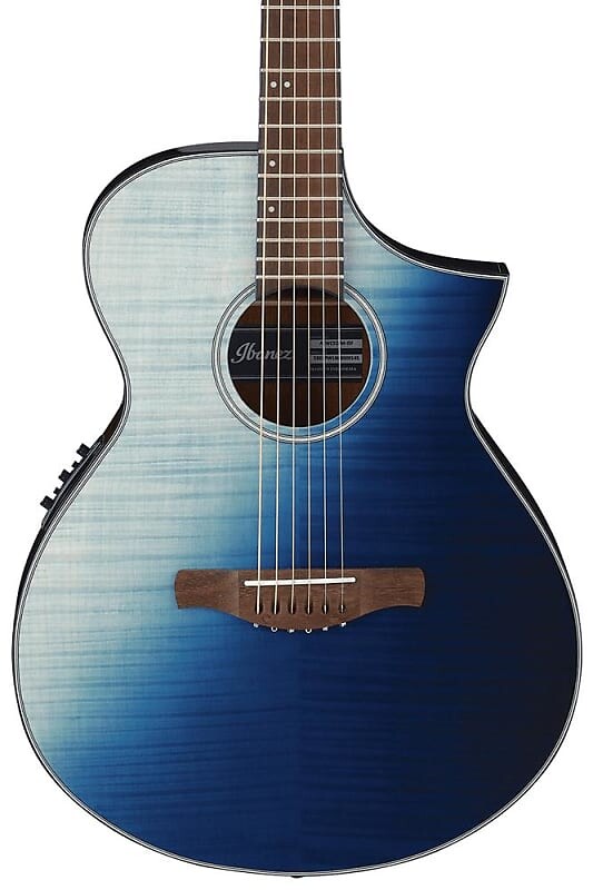

Электроакустическая гитара Ibanez AEWC Thinline - Indigo Sunset Fade