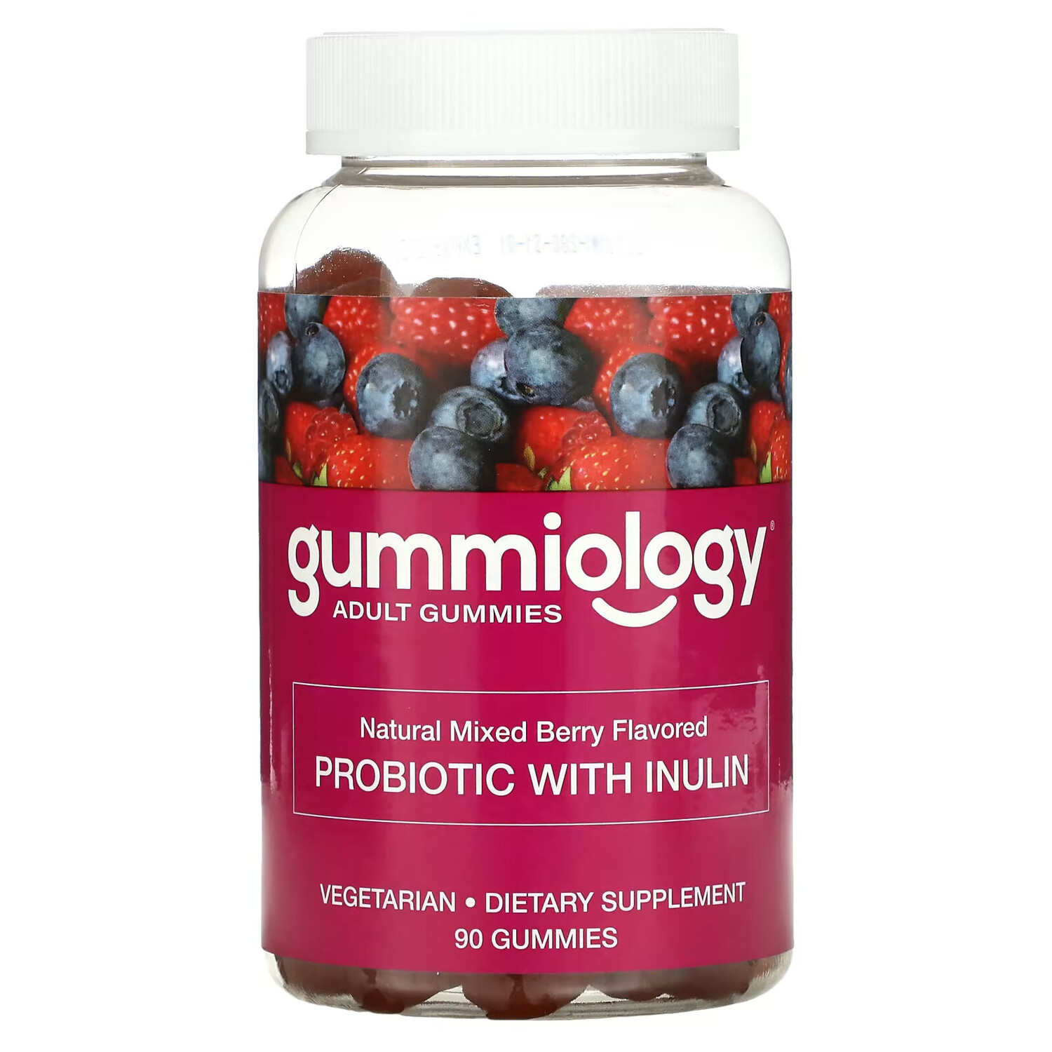 

Жевательные конфеты Gummiology с пробиотиком и инулином, 90 таблеток