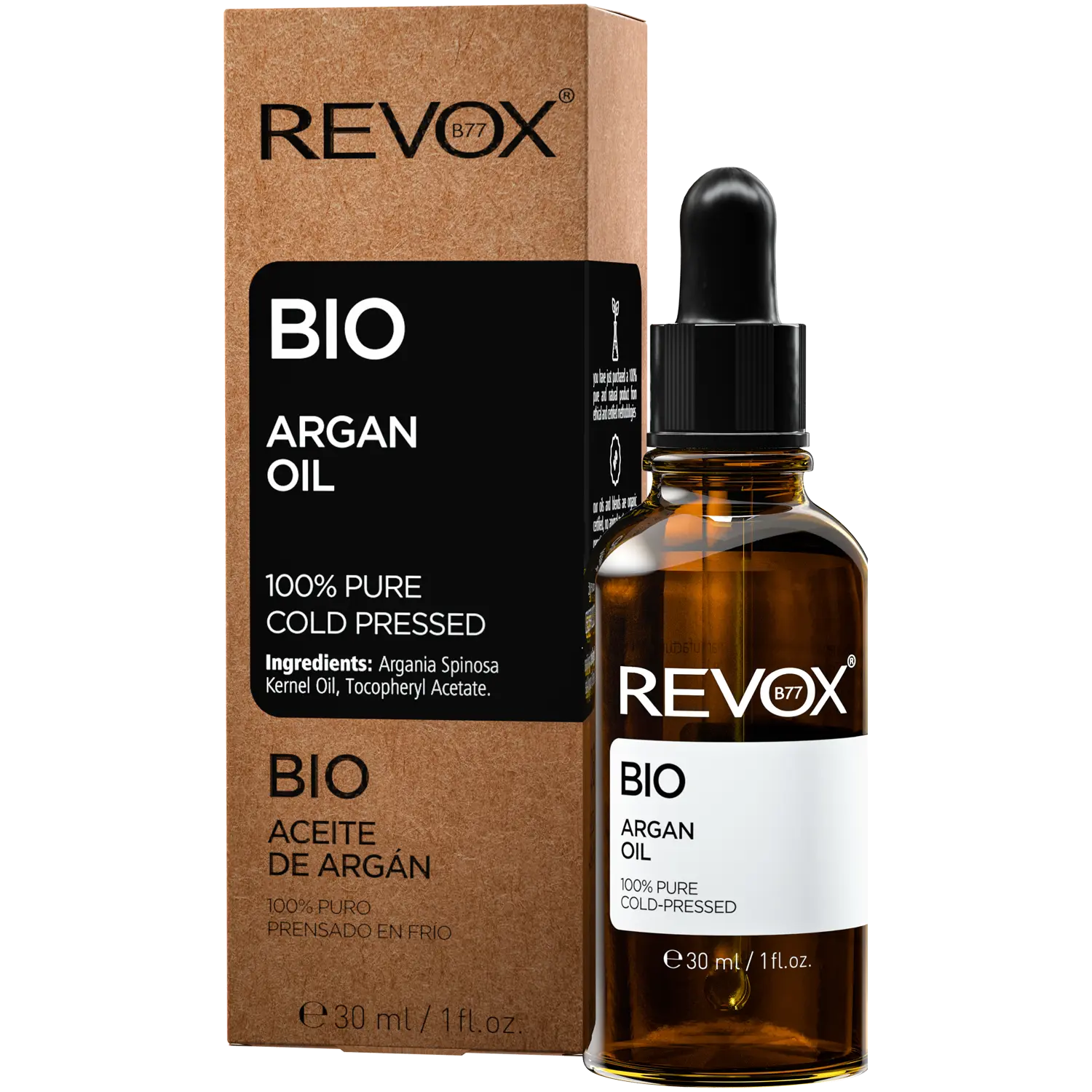 

Revox Bio аргановое масло для лица, тела и волос, 30 мл