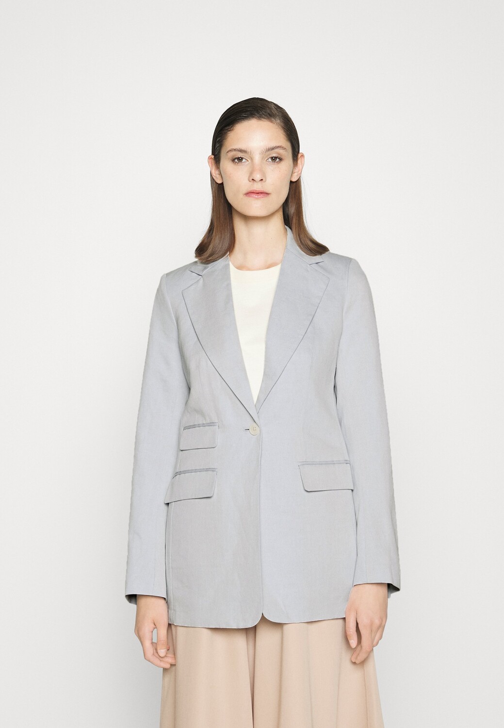 

Пальто короткое Banana Republic, синий