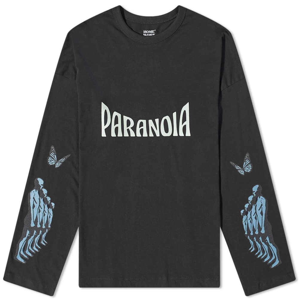 

Футболка Homework Long Sleeve Paranoia Tee, Серый