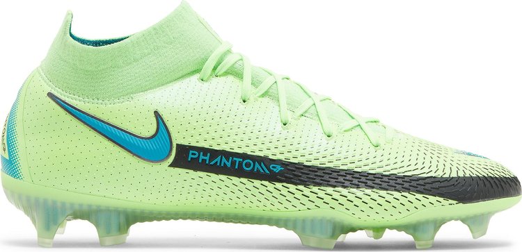 Бутсы Nike Phantom GT Elite DF FG 'Lime Glow', зеленый