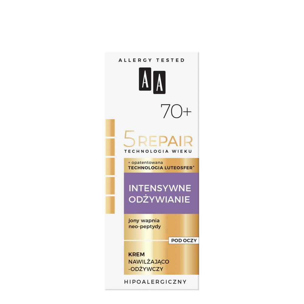 

AA Age Technology 5Repair 70+ Intensive Nutrition увлажняющий и питательный крем для глаз 15мл