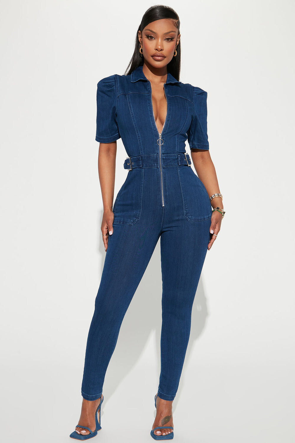 

Комбинезон Fashion Nova HMP40162, деним