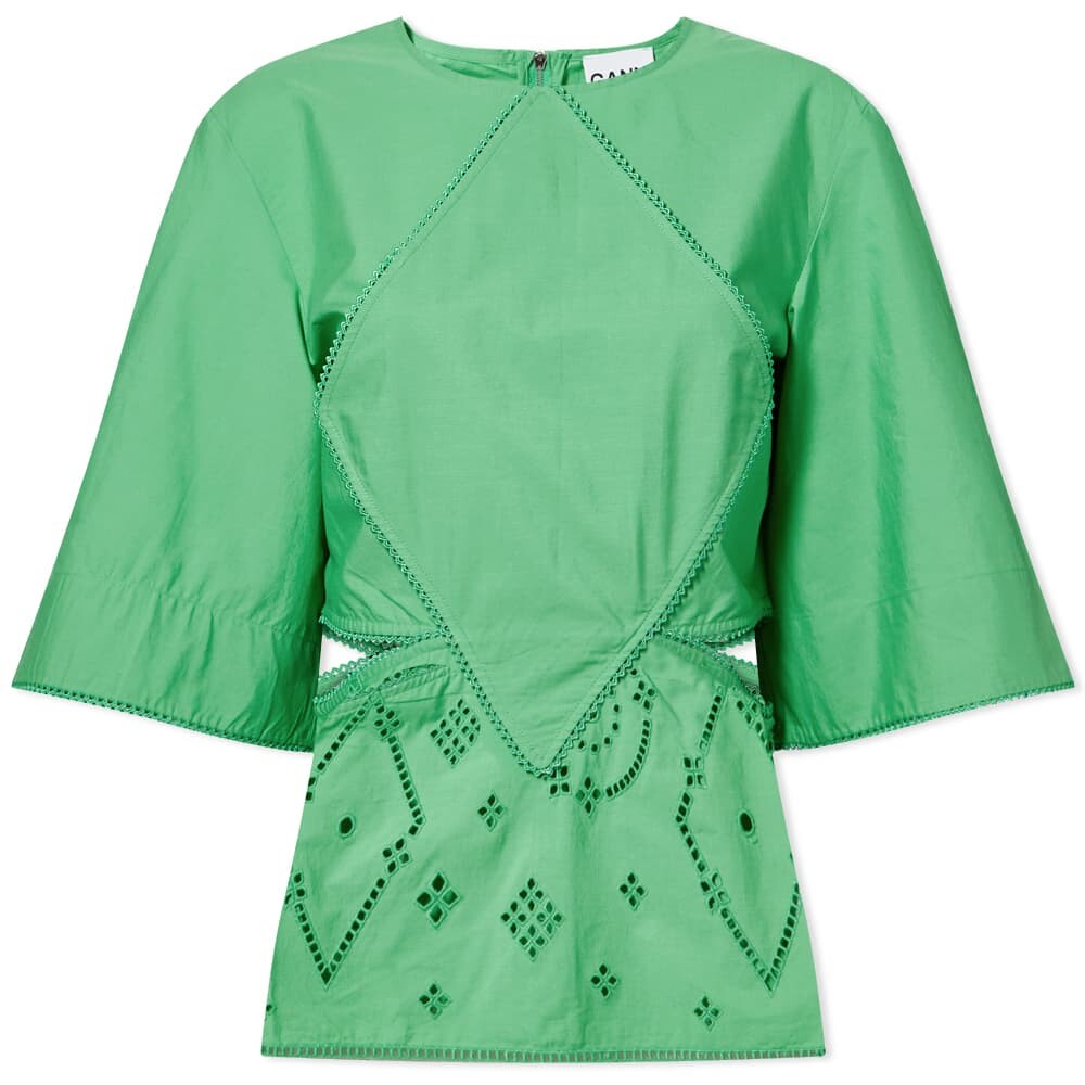 

Рубашка GANNI Broderie Anglaise Top