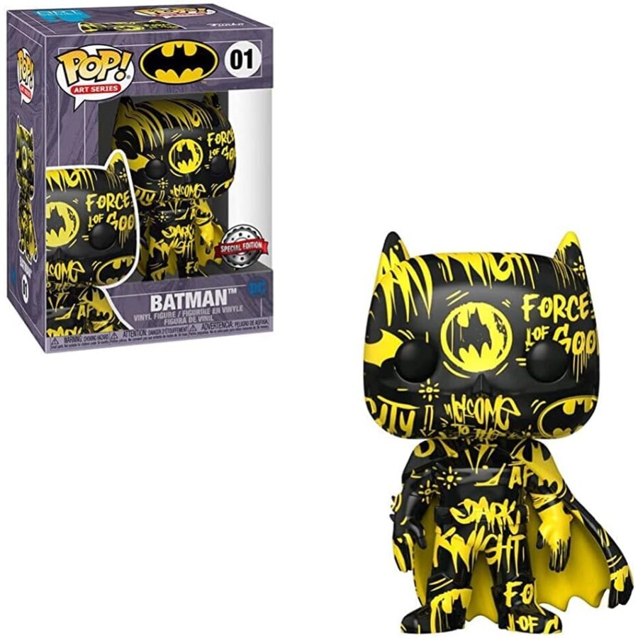 

Фигурка Бэтмен Funko POP! Art Series, черный/желтый