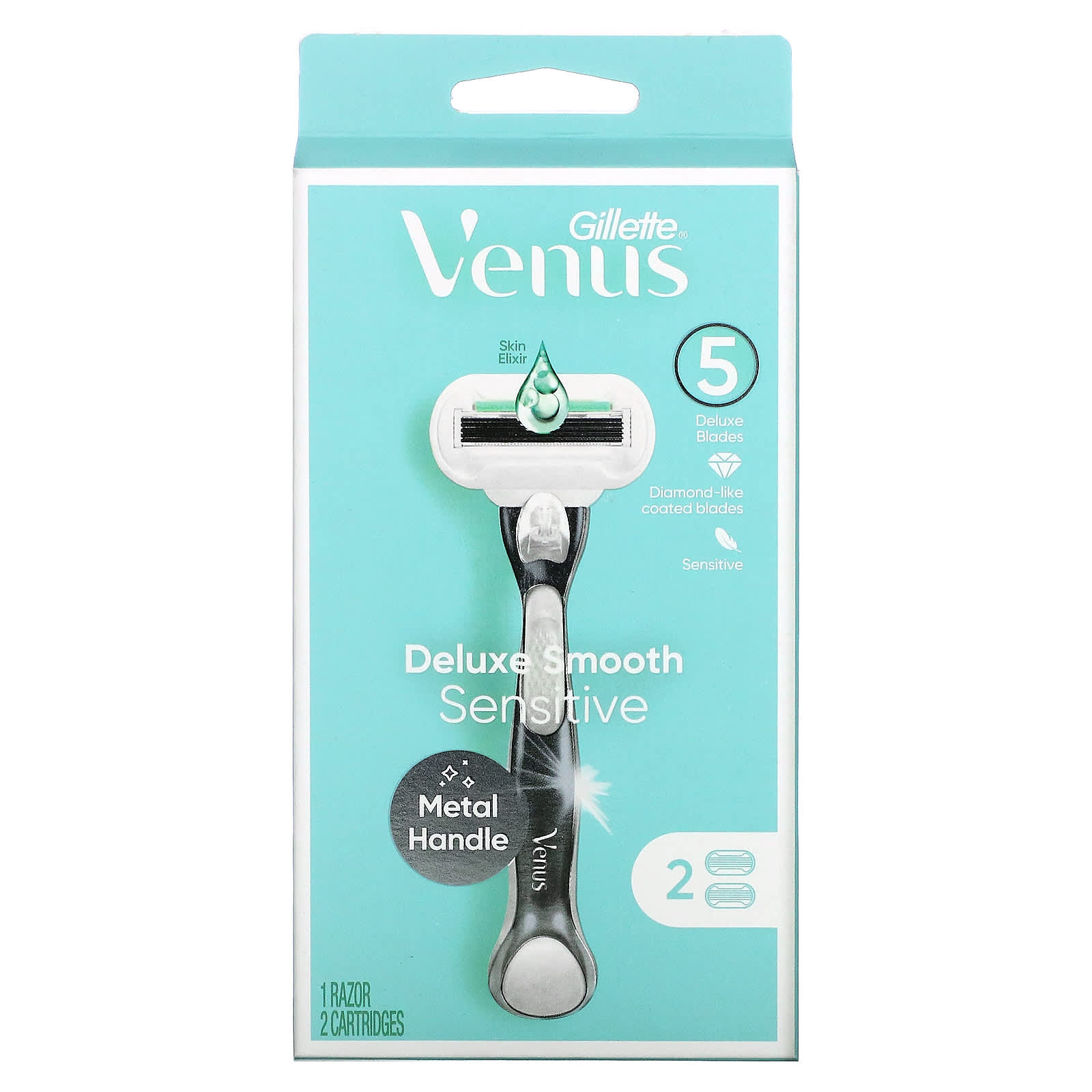 Бритва и Картриджи Gillette Venus Deluxe Smooth Sensitive цена и фото