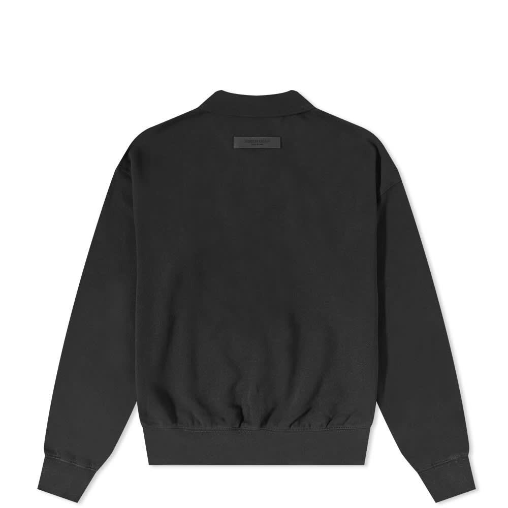 

Футболка FEAR OF GOD ESSENTIALS Kids Logo Long Sleeve Polo, Черный