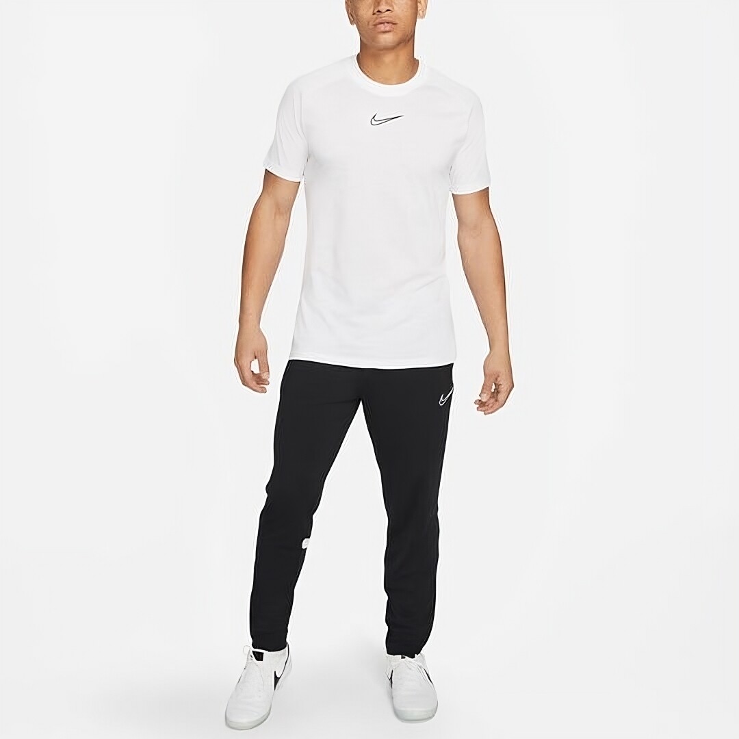 

Футболка Nike Dri-Fit Academy Soccer/Football Sports Printing Short Sleeve, белый/черный
