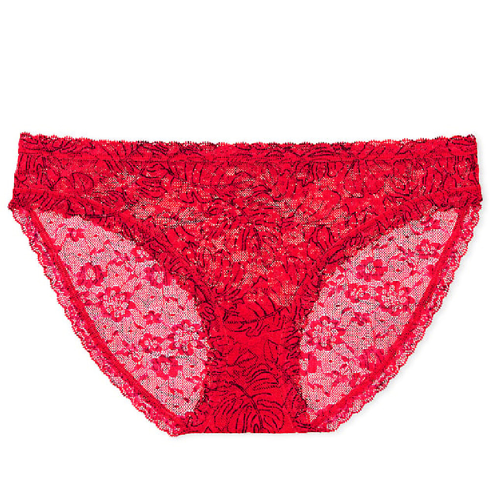 

Трусы Victoria's Secret The Lacie Lace String Bikini, красный