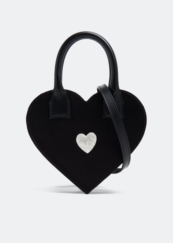 

Сумка MACH AND MACH Heart-shaped bag, черный