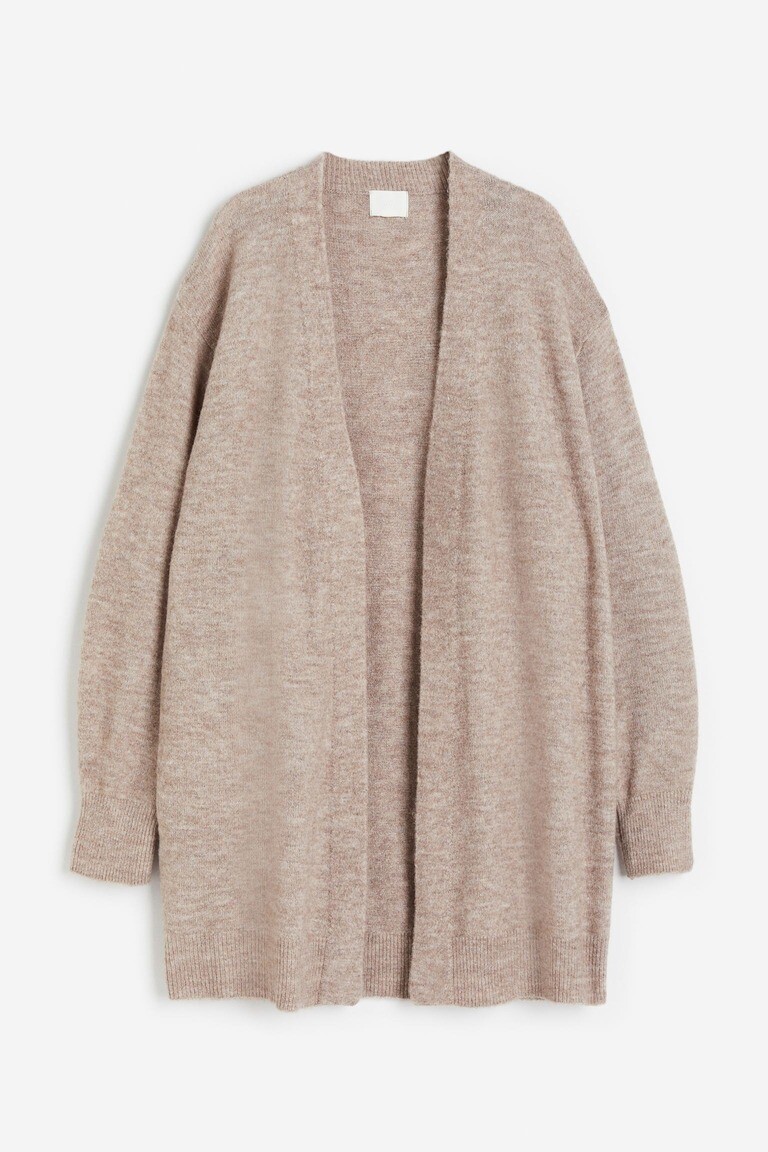 

Длинный кардиган H&M, бежевый