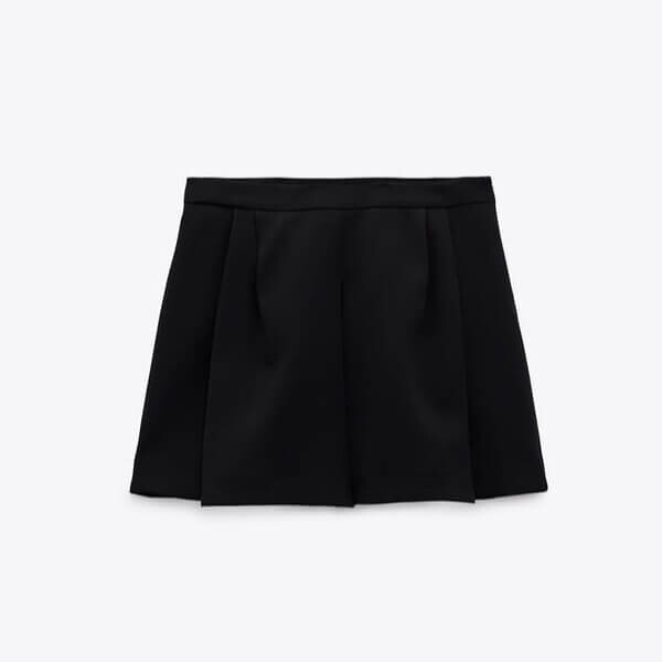 

Юбка-шорты Zara Сulottes, черный