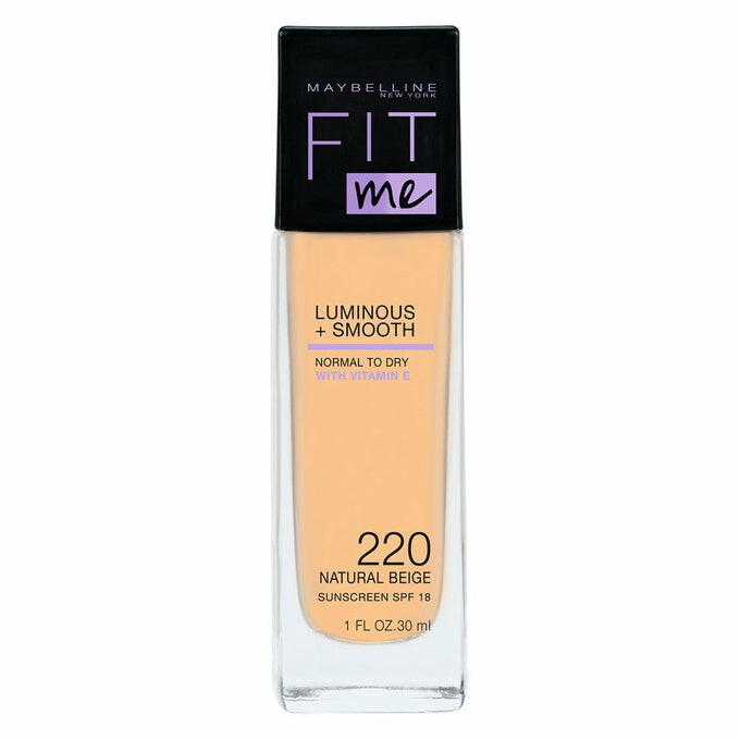 

Maybelline Fit Me Luminous + Smooth Foundation 220 Натуральный Бежевый 30мл