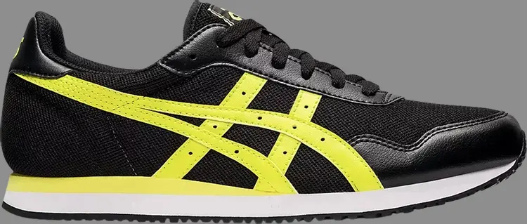 

Кроссовки tiger runner 'black sour yuzu' Asics, черный