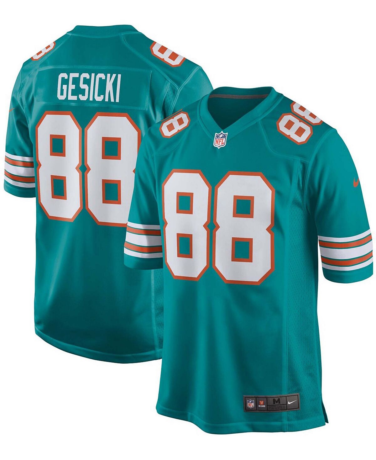 

Мужское джерси mike gesicki aqua miami dolphins alternate game Nike