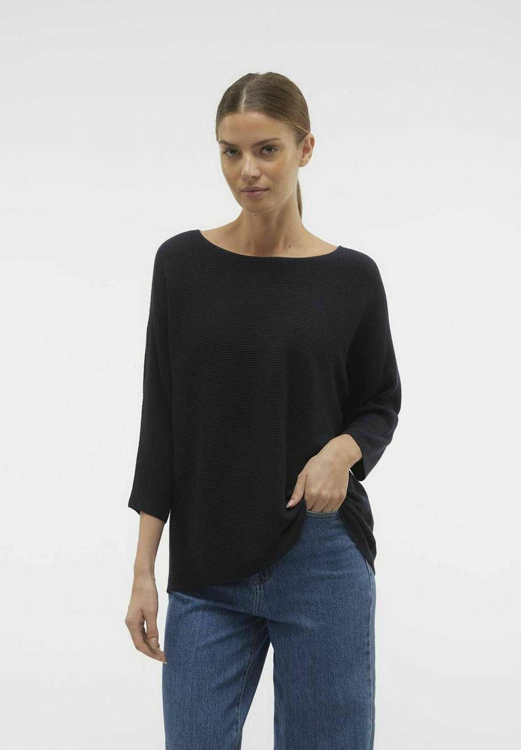

Вязаный свитер VMNORA 3/4 BOATNECK Vero Moda, цвет salute