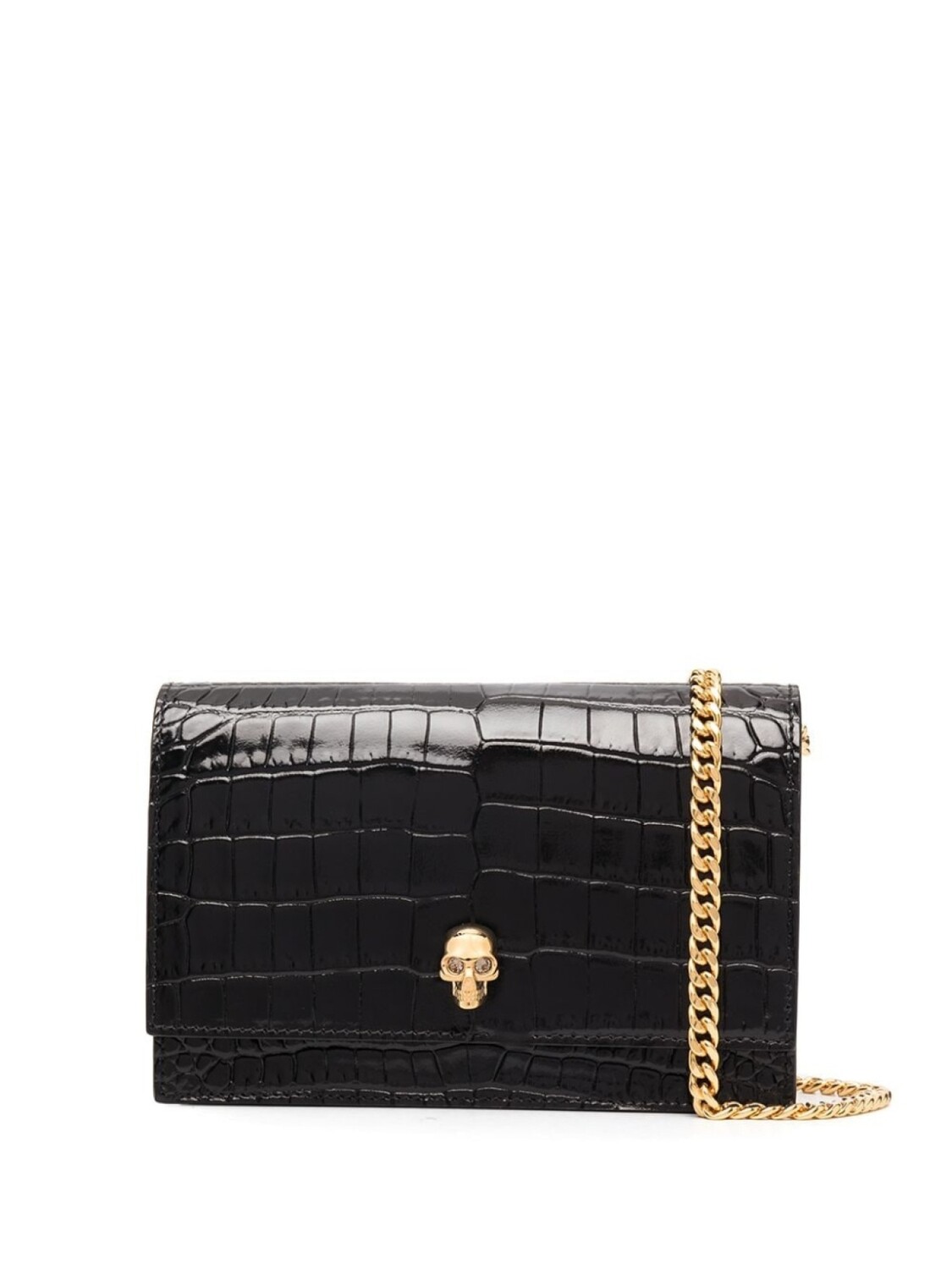 

Alexander McQueen сумка через плечо с декором Skull, черный