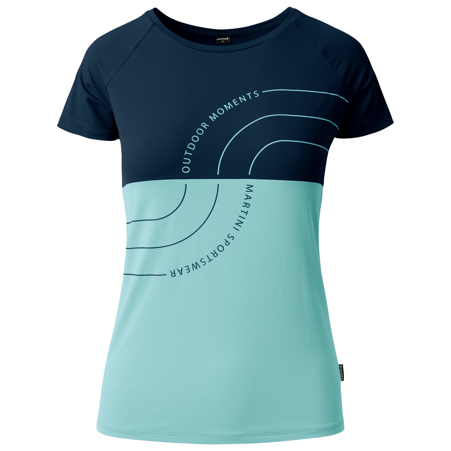 Функциональная рубашка Martini Women's Via Shirt Dynamic, цвет skylight/true navy