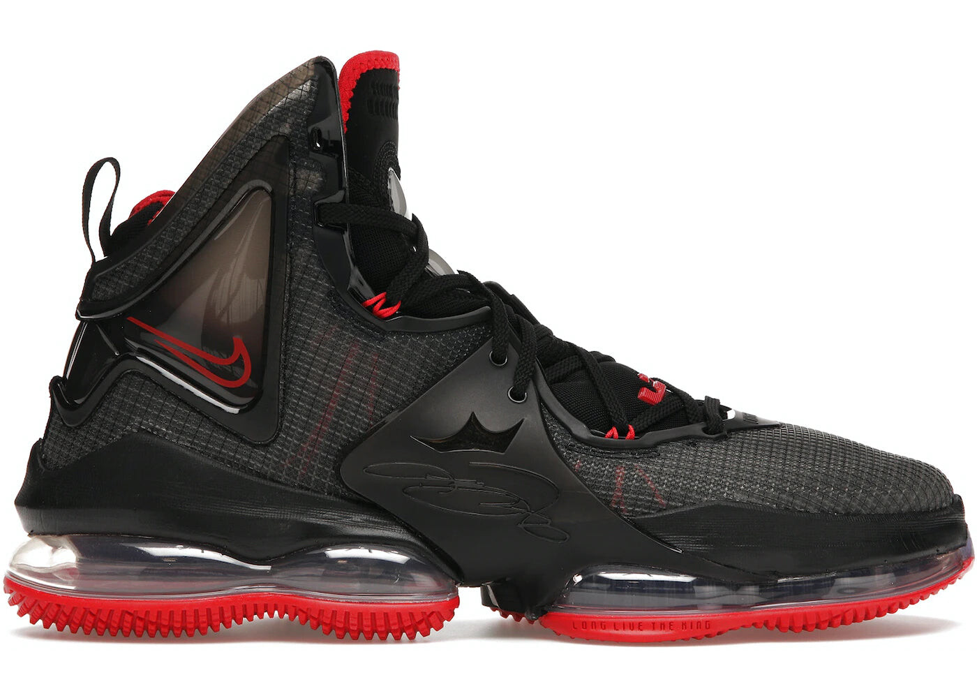 

Кроссовки Nike LeBron 19 Breed, черный / красный