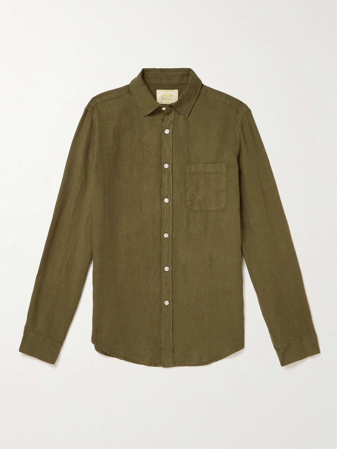 

Льняная рубашка PORTUGUESE FLANNEL, зеленый