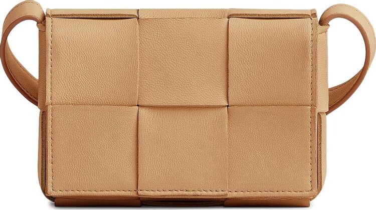 

Сумка Bottega Veneta Mini Cassette Bag Almond/Gold, загар