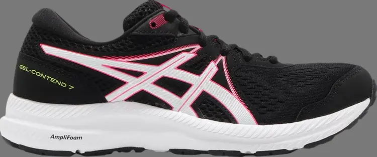 

Кроссовки wmns gel contend 7 'black hot pink' Asics, черный