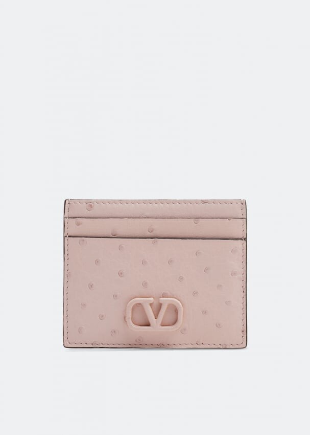 

Картхолдер VALENTINO GARAVANI VLogo Signature card holder, розовый