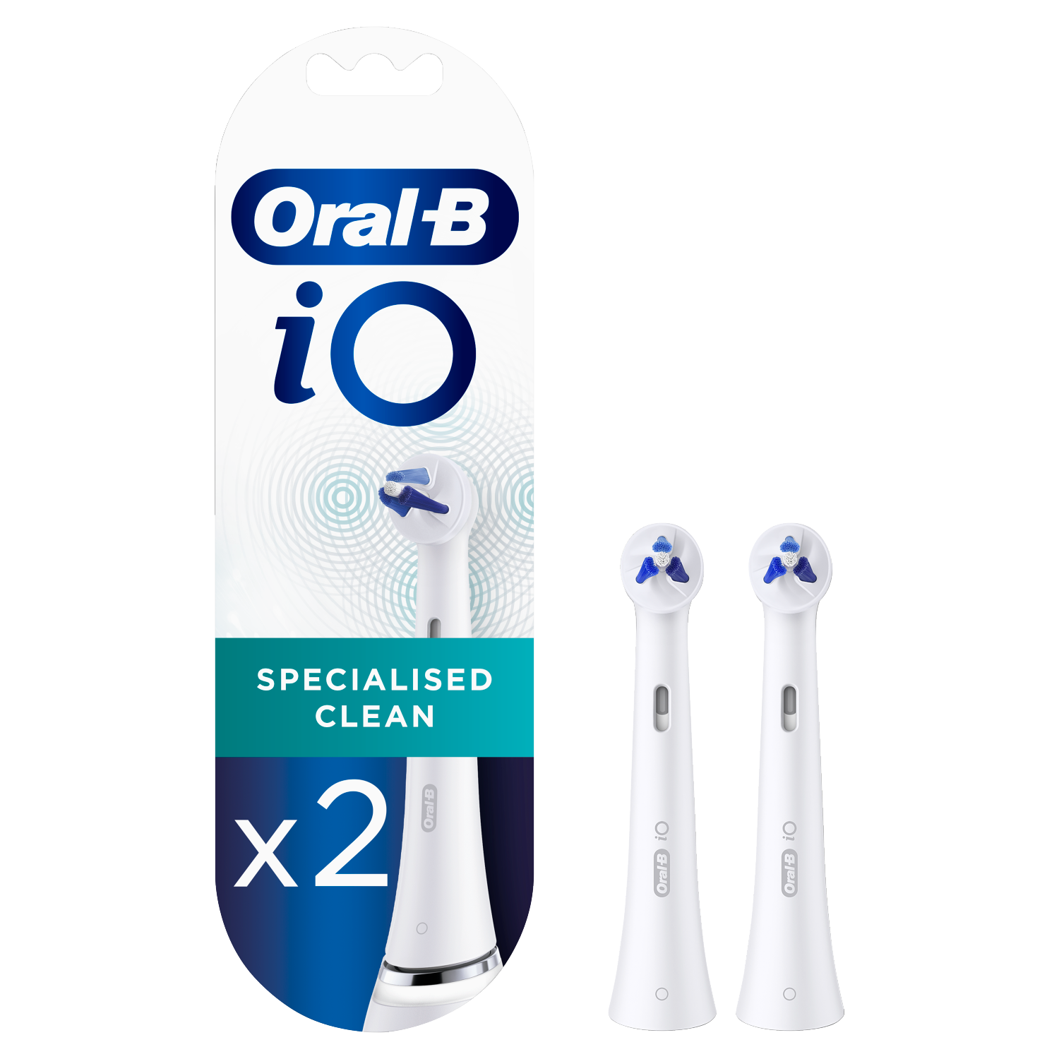 Oral-B IO Targ Clean сменные насадки для магнитной зубной щетки, 2 шт/уп. - фото