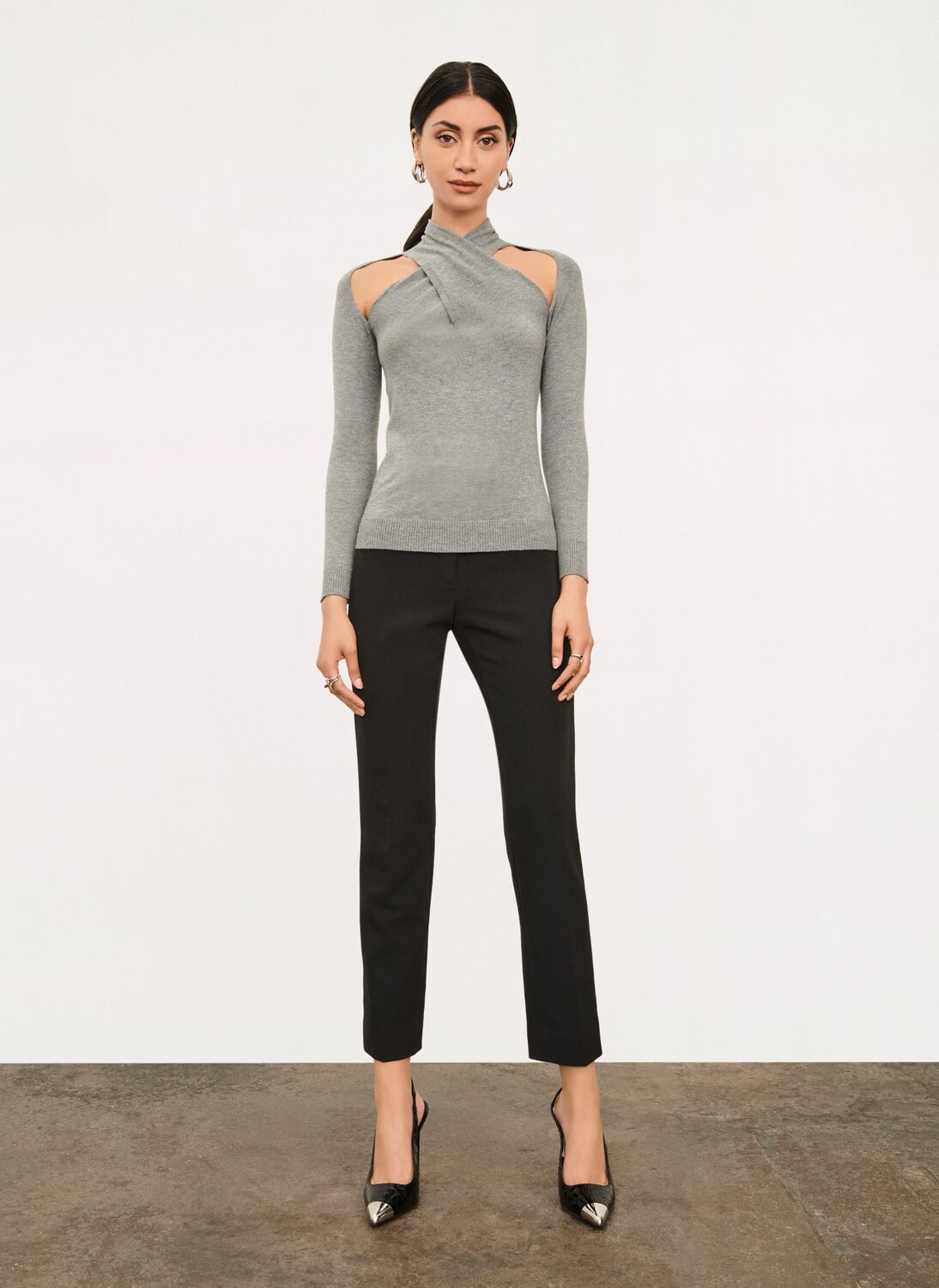 

Свитер с длинным рукавом Donna Karan, Серый