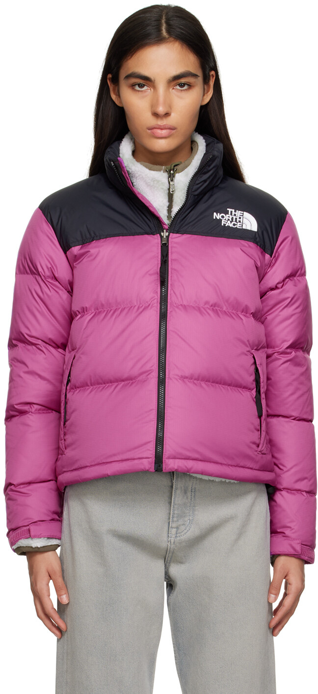

Пурпурный складной пуховик 1996 Retro Nuptse The North Face, Фиолетовый;розовый