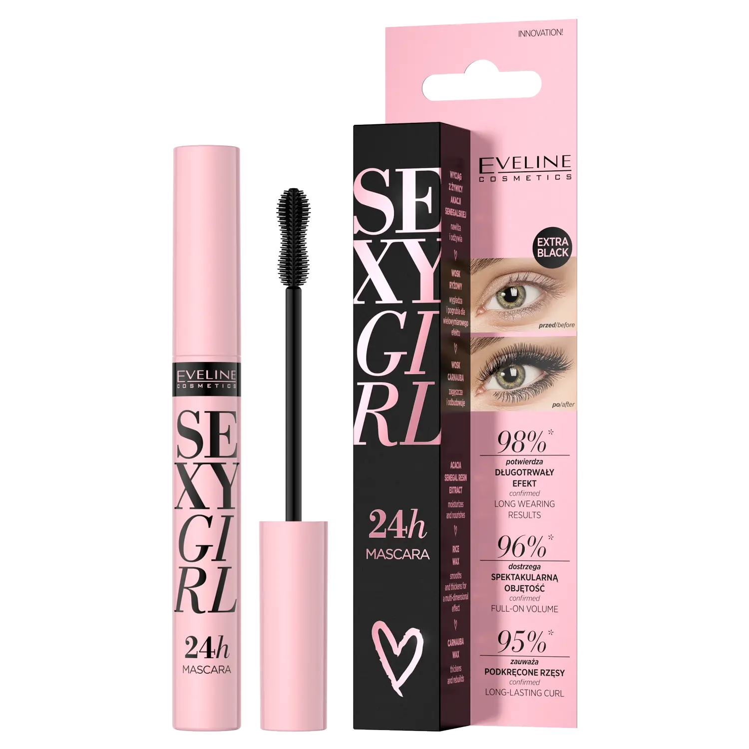 

Eveline Cosmetics Sexy Girl тушь для ресниц, 10 мл