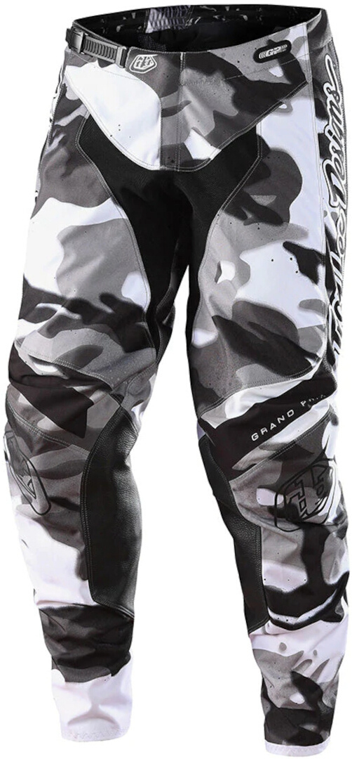 брюки женские черно белые Брюки Troy Lee Designs GP Brazen Camo Мотокросс, серо-черно-белые