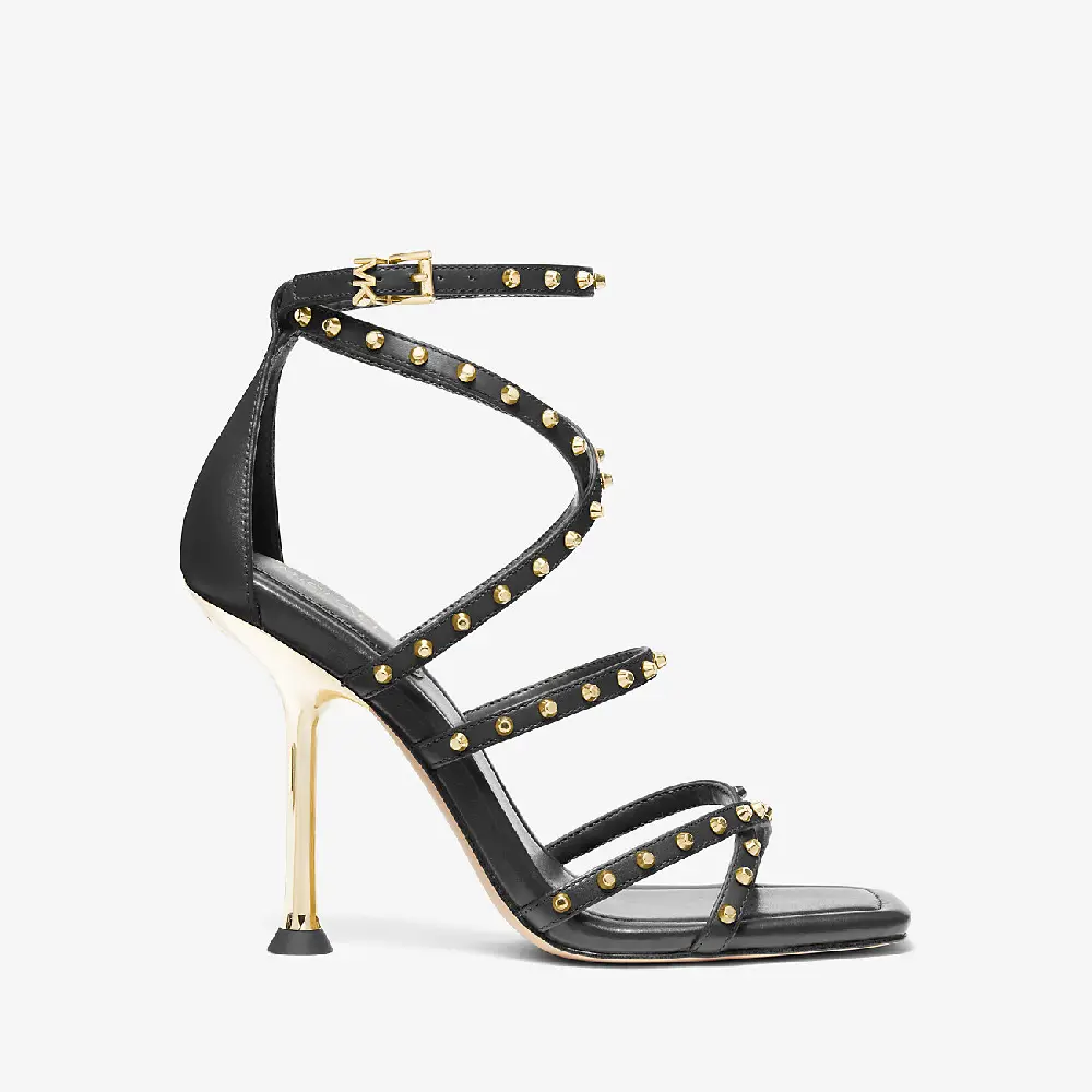 

Босоножки Michael Michael Kors Imani Studded Leather, черный