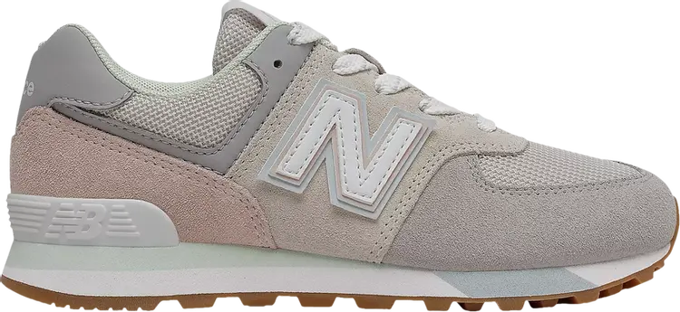 

Кроссовки New Balance 574 Little Kid 'Rain Cloud Oyster Pink', серый