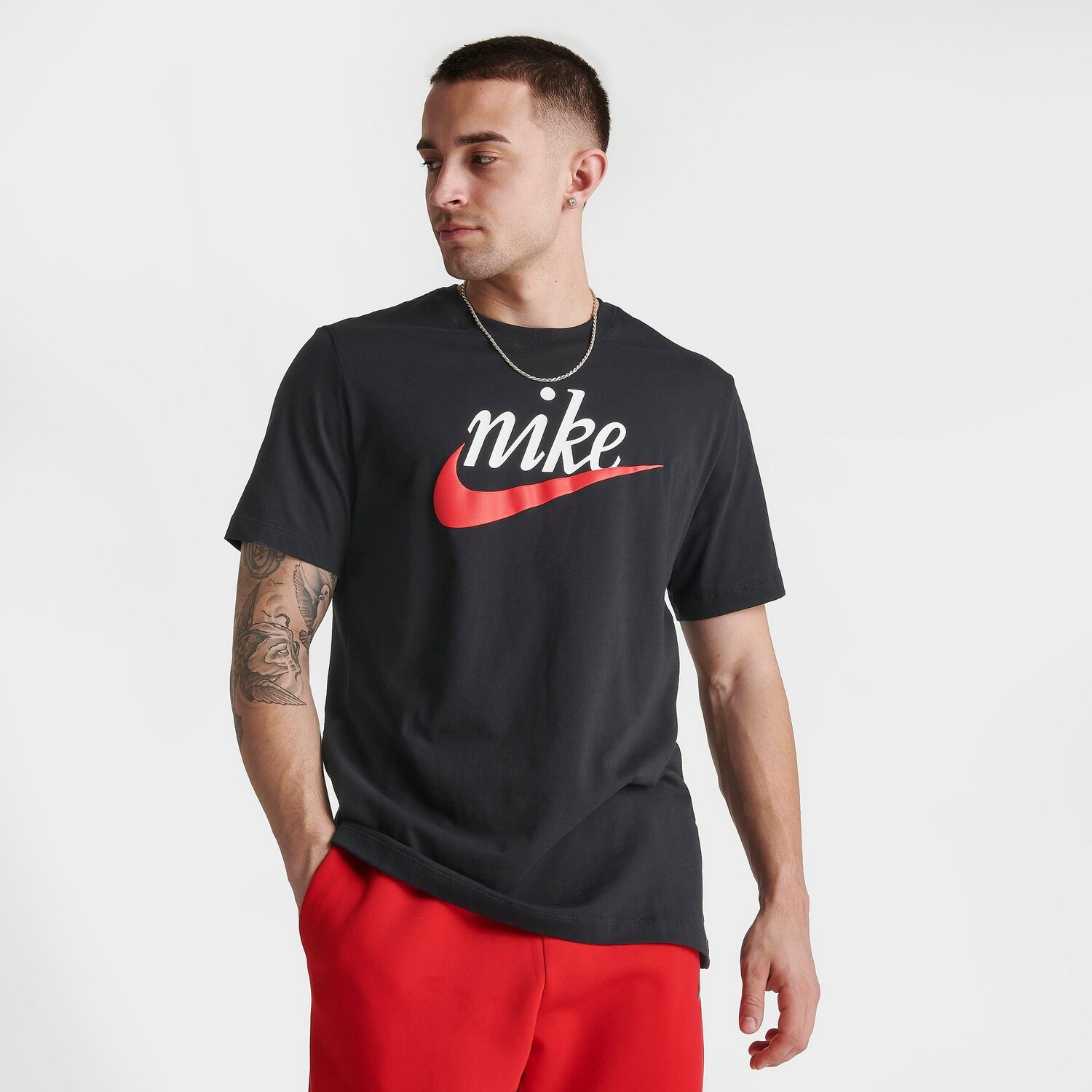 

Мужская футболка с надписью Nike Sportswear Futura Logo, черный