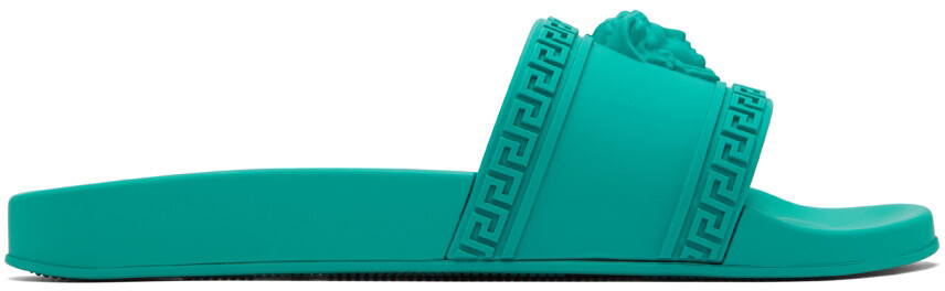 

Зеленые шлепанцы Палаццо Versace