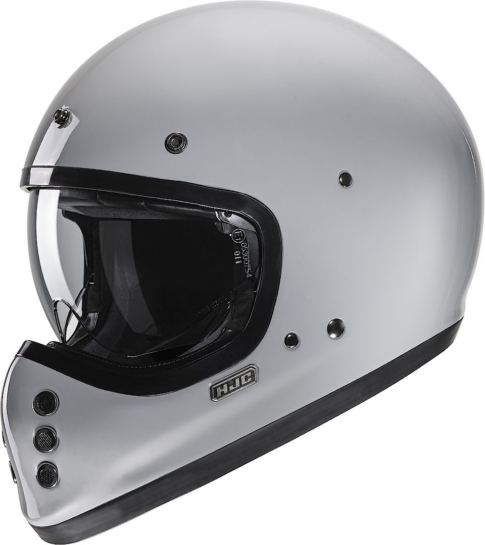Шлем HJC V60 Solid, серый шлем hjc v60 solid белый