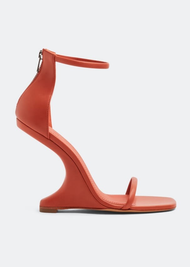 

Сандалии RICK OWENS Cantilever 11 sandals, оранжевый