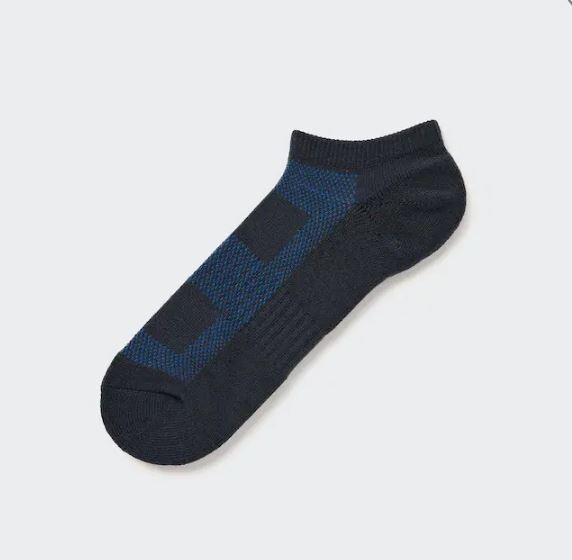 

Носки сетчатые короткие с ворсом Uniqlo Pile Mesh Short, темно-синий