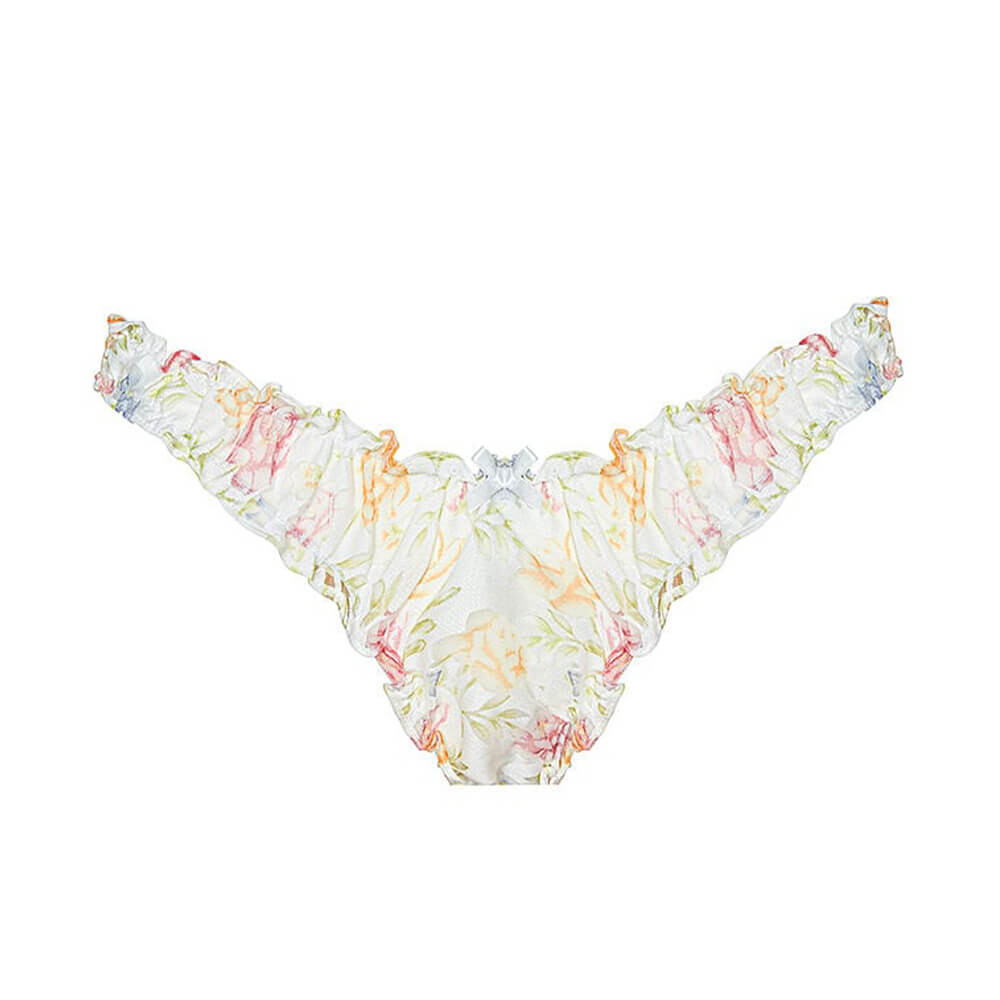 

Трусы Victoria`s Secret For Love & Lemons Rosie Brief, белый/розы