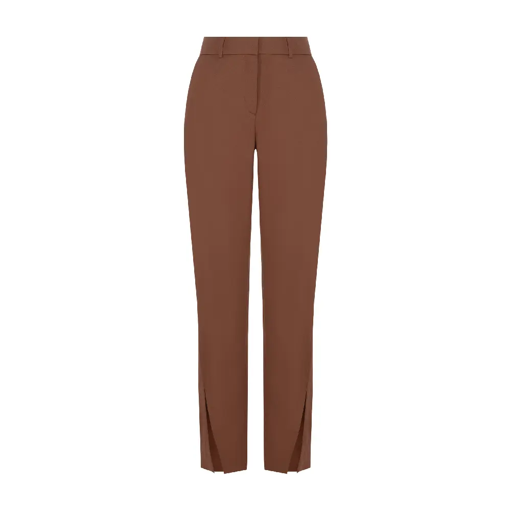 

Брюки с разрезами Balmain Wide-leg, коричневый