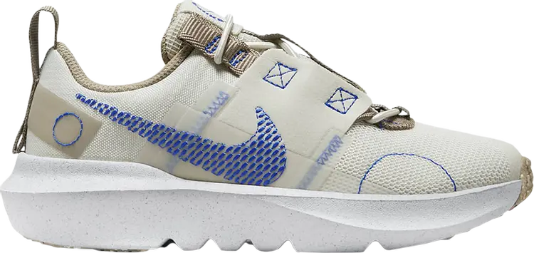 

Кроссовки Nike Crater Impact PS 'Light Bone Racer Blue', кремовый