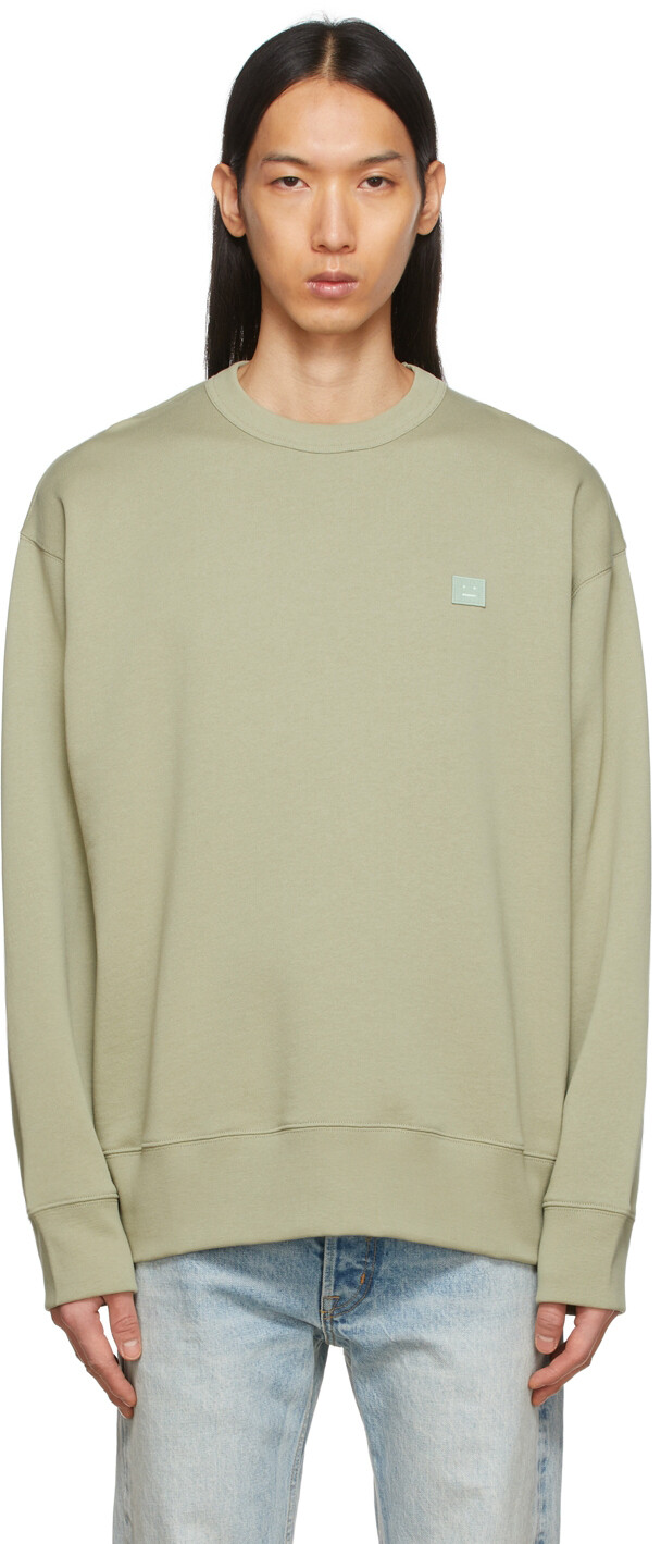 

Зеленый свитшот с круглым вырезом Acne Studios