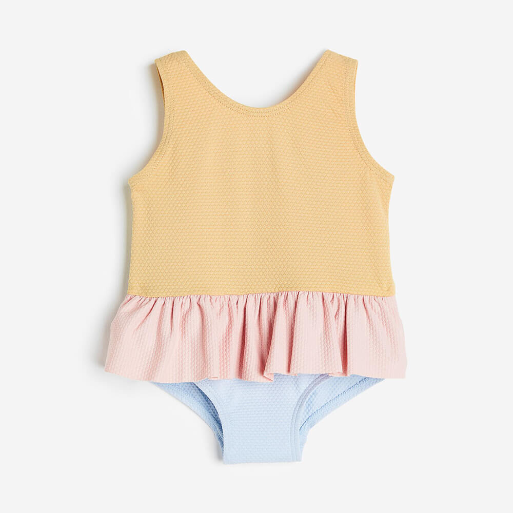 

Купальник H&M With Flounce, тёмно-жёлтый