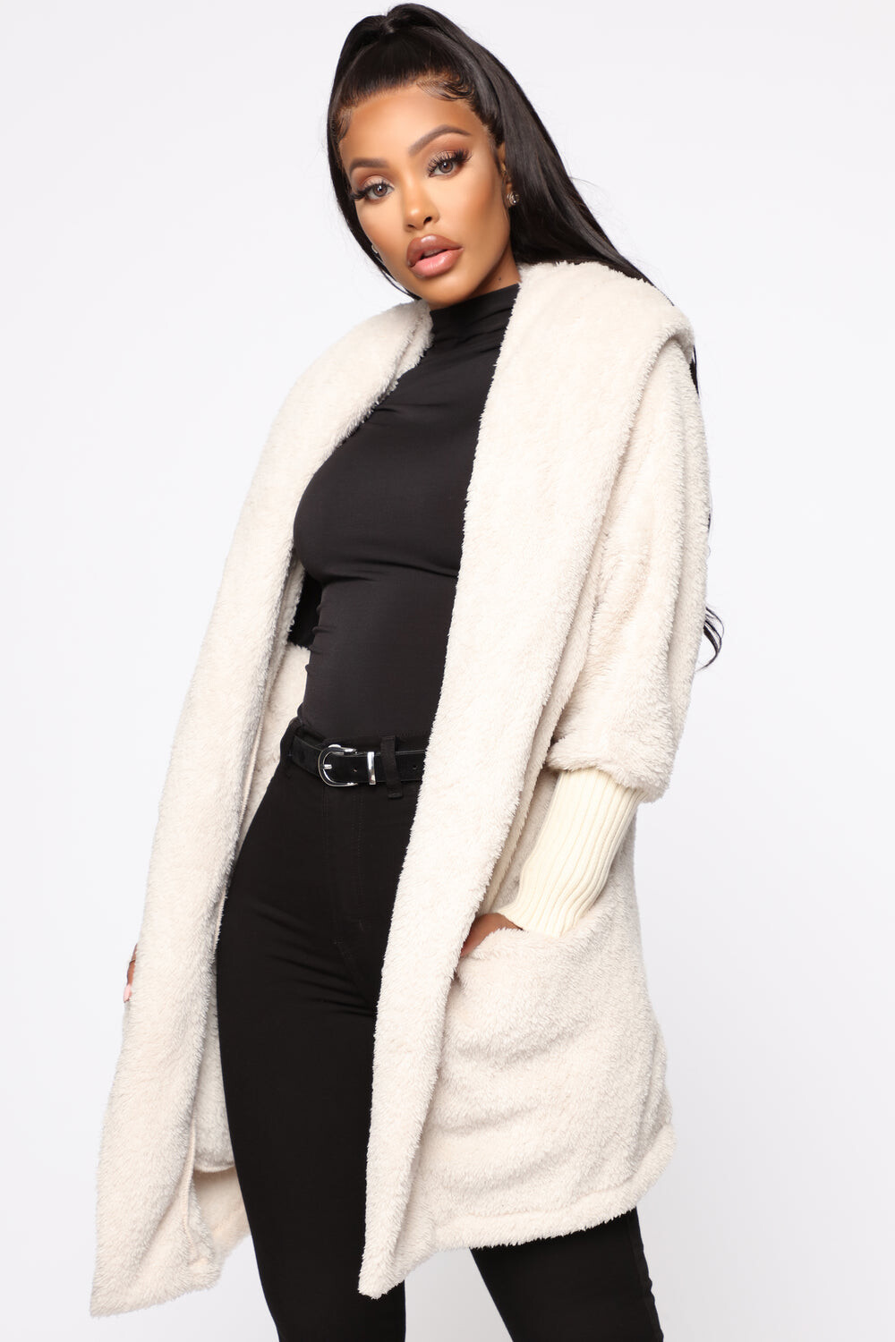 

Куртка Fashion Nova SK2783FN, нюд, Белый